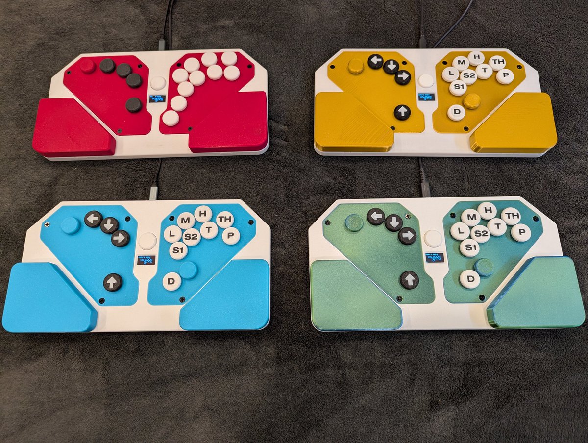 KurtMage's tweet image. I designed and built a bunch of cool leverless controllers for @Play2XKO !