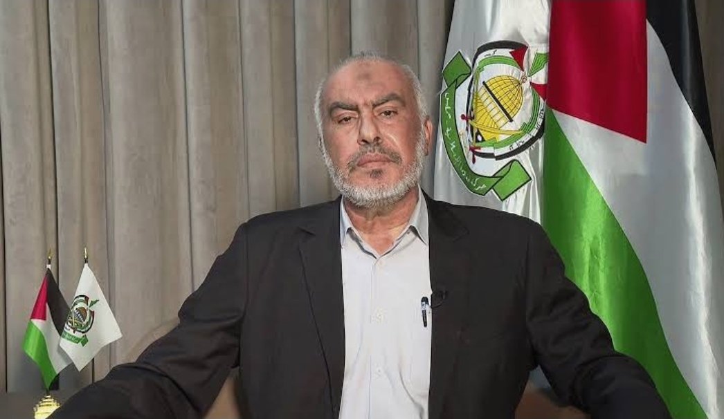 KhaledAbuToameh's tweet photo. Hamas official Ghazi Hamad: "Our weapons are legitimate and are only used against the [Israeli] occupation." https://t.co/126B0MivsS