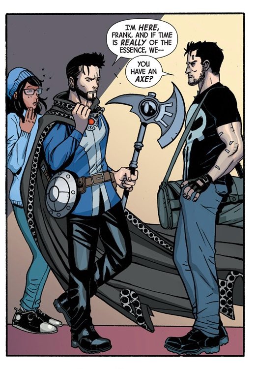 comfortsstrange's tweet photo. — Doctor Strange / Punisher: Magic Bullets (2016) #2 https://t.co/XQuN8etJ49