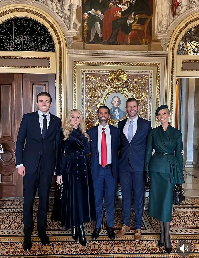 America's First Family. 
The Trump siblings.
Style and grace. 
🇺🇸
Drop a ❤️ if you love them all
Follow 👉 <a href="/TrumpBarron_Q/">BARRON TRUMP</a>