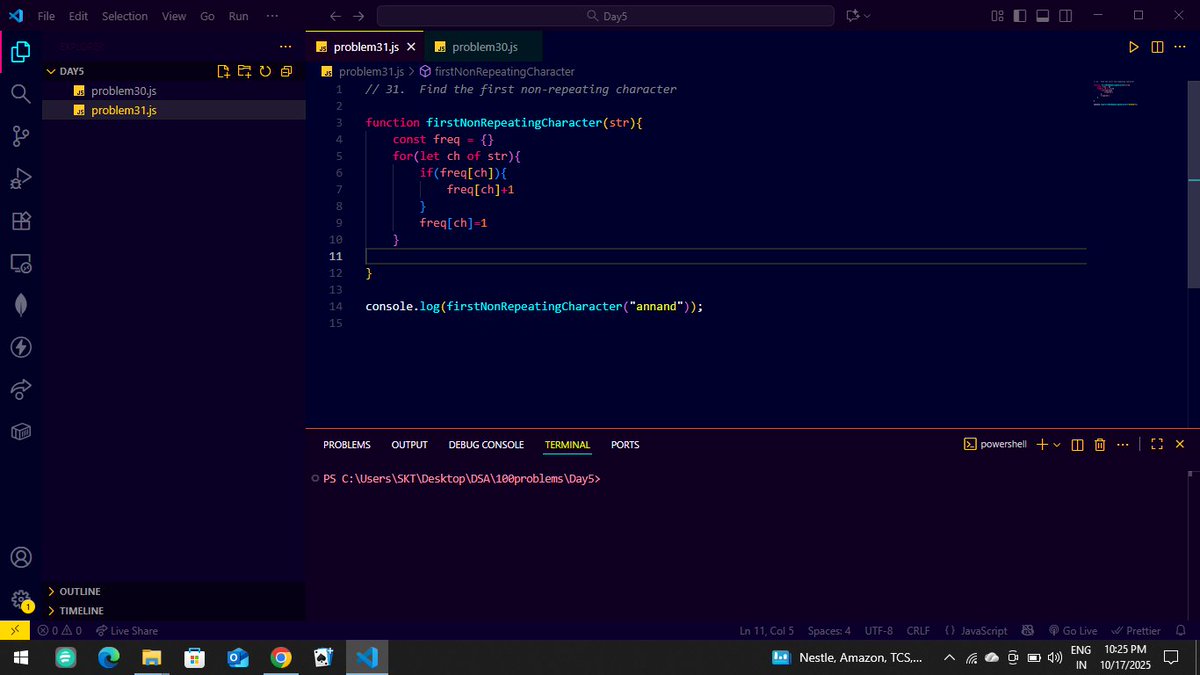CoderAnand's tweet image. Tough day of DSA today 💻
Solved only 2 problems, but progress is progress! 💪
Some days are hard, but consistency wins in the end. 🚀
#Day28  #DSA #CodingJourney #ProblemSolving #KeepLearning