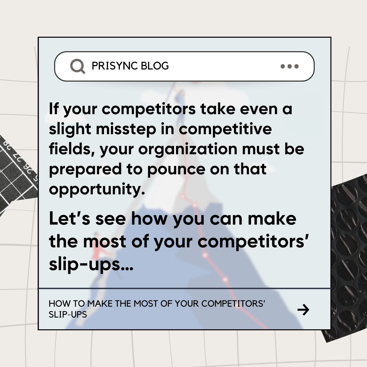 PrisyncCom's tweet image. Your competitors’ mistakes could be your biggest opportunities! 🔍🎯

Check out the blog post, where we dive into learning from your rivals&apos; missteps, such as poor pricing, weak product positioning, or late reactions. 📊🤓

👉 buff.ly/Q1MrSqI

#CompetitorAnalysis #Pricing