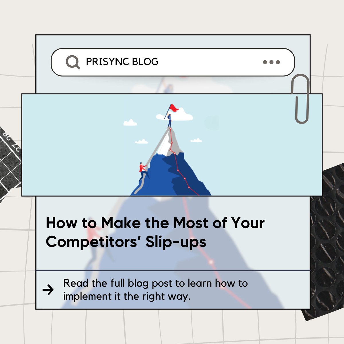 PrisyncCom's tweet image. Your competitors’ mistakes could be your biggest opportunities! 🔍🎯

Check out the blog post, where we dive into learning from your rivals&apos; missteps, such as poor pricing, weak product positioning, or late reactions. 📊🤓

👉 buff.ly/Q1MrSqI

#CompetitorAnalysis #Pricing