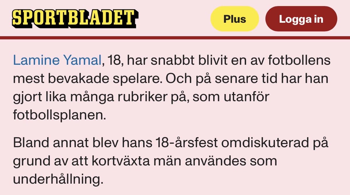 Lamine Yamal wannabe Mikael Stahre