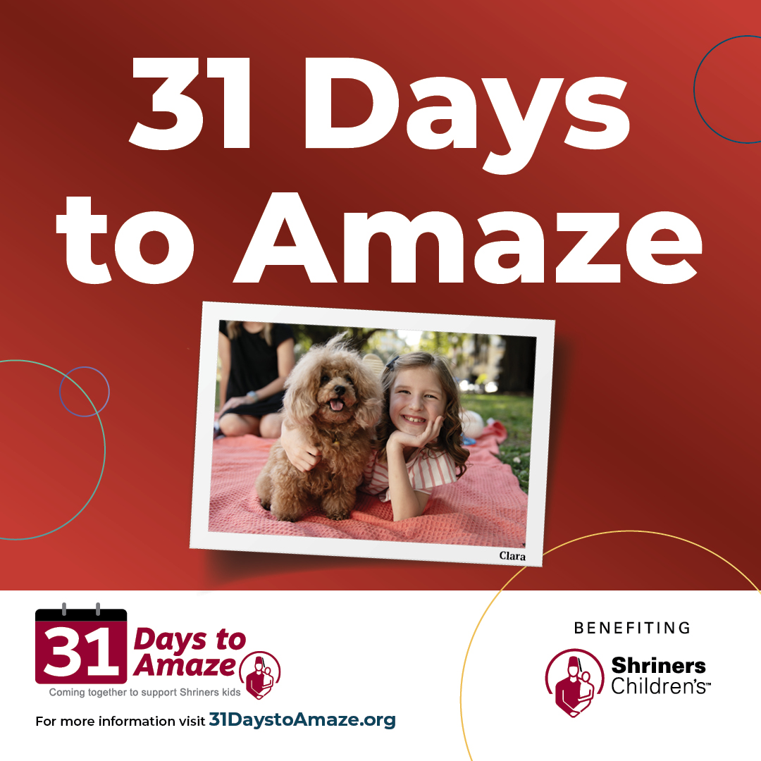 shrinershosp's tweet photo. Shop and Share for Shriners Children's all month long! 
✅ Shop participating stores during your regular trips
✅ Share with your network to spread awareness
✅ Make a difference this October 
https://t.co/W2CboFaFGI #31DaysToAmaze https://t.co/WgLwsmcUsK