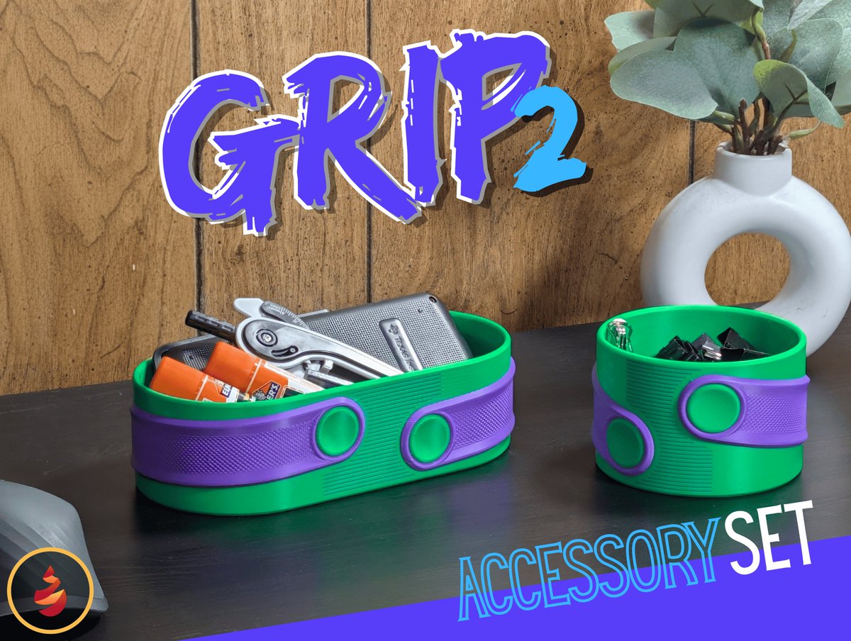 Introducing the GRIP2 series of designs! 
I'm hoping they are popular enough to justify more models because I had a blast designing them!

makerworld.com/en/models/1897…

makerworld.com/en/models/1897…