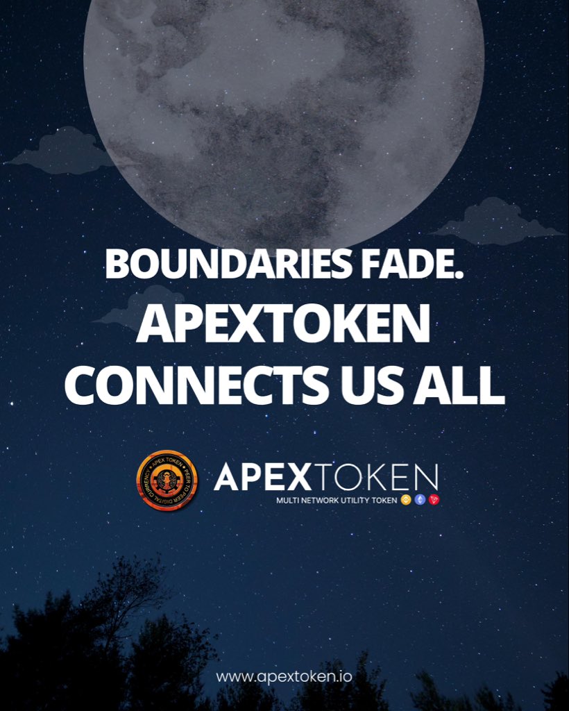 ApexTokenltd's tweet photo. Boundaries are fading. The world is connecting — one token at a time.
#ApexToken bridges networks, people, and possibilities. https://t.co/fHmTwPr3p7