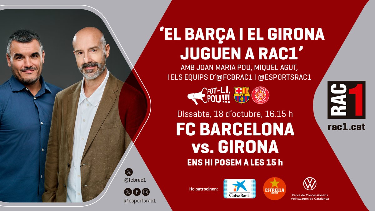El Barça juga a RAC1 tweet media