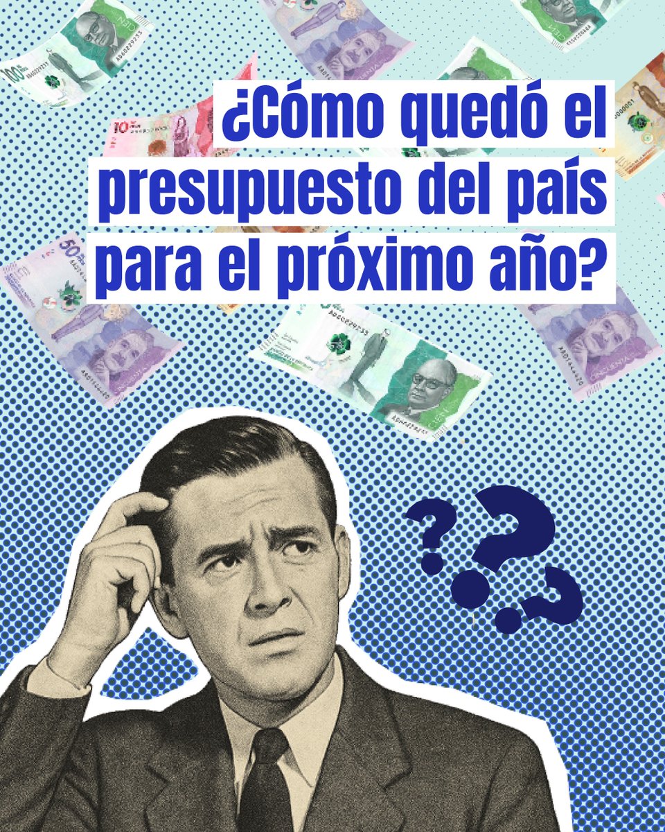 (1/N) ¿Cómo quedó el presupuesto del país para el próximo año?
💰 El Presupuesto General de la Nación 2026 asciende a $547 billones.
Es $10 billones menor al proyecto inicial del <a href="/MinHacienda/">MinHacienda</a>.

🔎 Desde el <a href="/ofiscalpuj/">Observatorio Fiscal</a> analizamos en este 🧵 qué implica este ajuste.👇