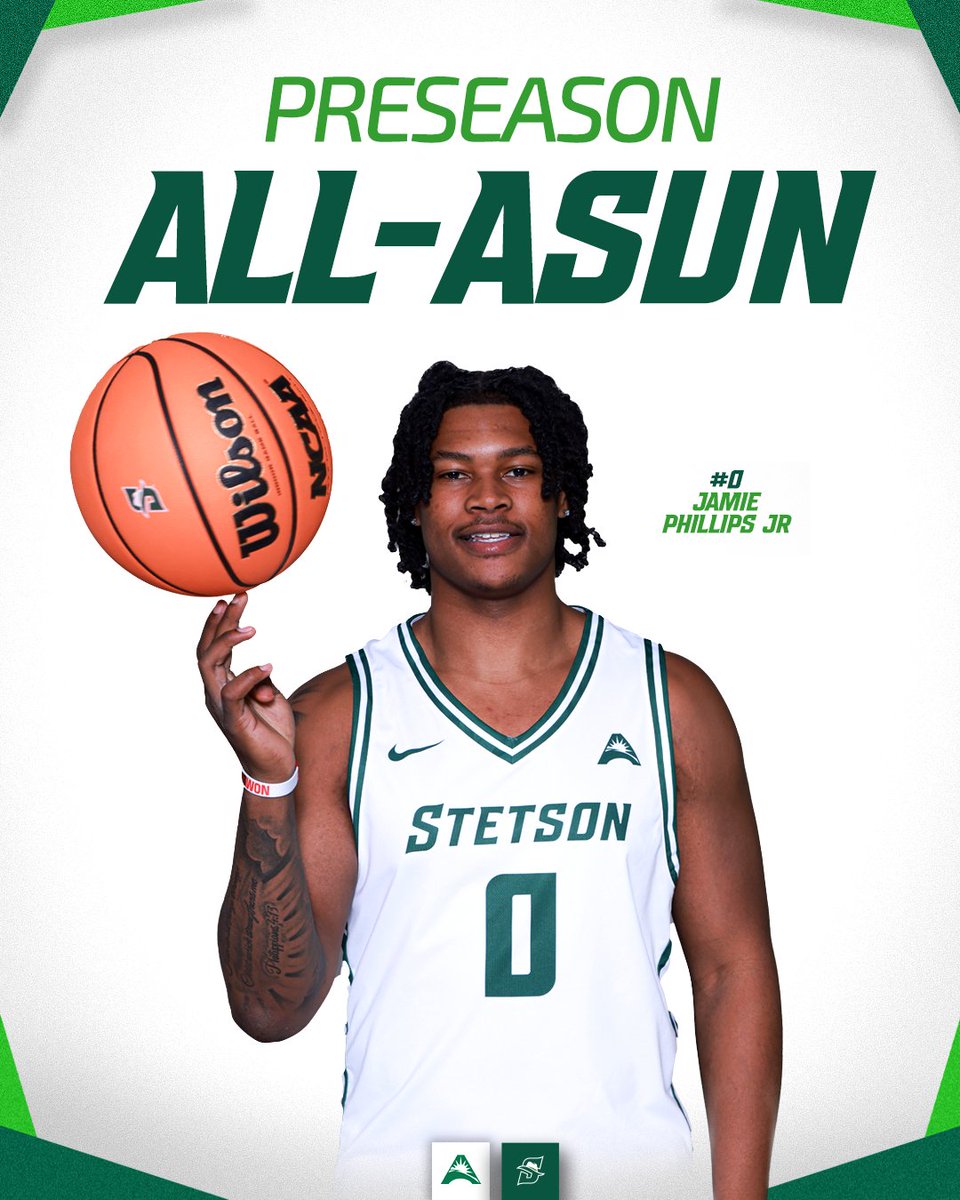 Stetson MBB🌴 (@stetsonmbb) on Twitter photo All-Freshman Team➡️Preseason All-ASUN Team
🔗 bit.ly/497mGZd
#GoHatters | <a href="/StetsonHatters/">Stetson Hatters</a> | <a href="/ASUNSports/">Atlantic Sun Conference</a> All-Freshman Team➡️Preseason All-ASUN Team
🔗 bit.ly/497mGZd
#GoHatters | <a href="/StetsonHatters/">Stetson Hatters</a> | <a href="/ASUNSports/">Atlantic Sun Conference</a>
