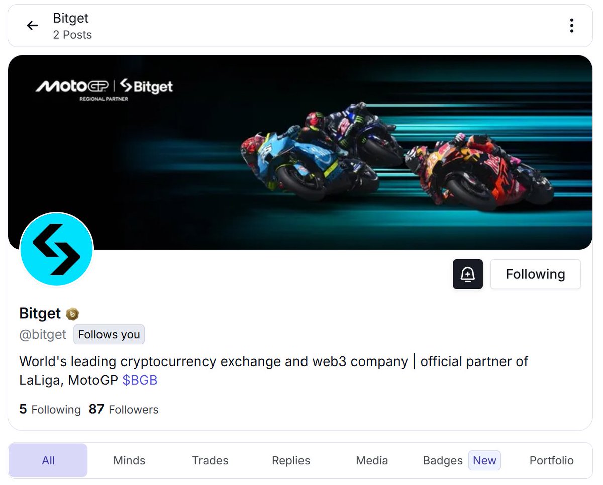 Innovation starts with those who dare to move first.

Bitget has once again proven its leadership — now officially joining Brolyz to shape the SocialFi revolution.

This collaboration isn’t just about presence — it’s about building the social layer of Web3 together.

Welcome