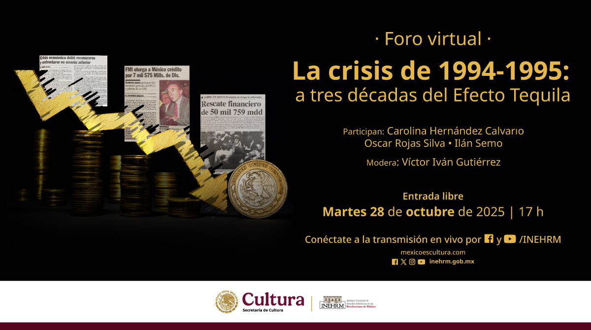 INEHRM's tweet photo. #Efectotequila #Entérate

A tres décadas de la crisis financiera que sacudió México, conéctate para explorar sus causas, consecuencias y lecciones que aún resuenan en nuestra economía y sociedad.

¡Acompáñanos!

"La crisis de 1994-1995: a 30 años del Efecto Tequila". https://t.co/8DKlgxXwAk