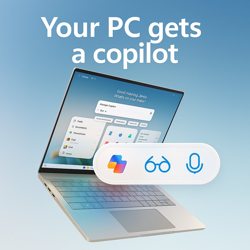 zahaibnabeel's tweet image. Microsoft just turned every Windows 11 PC into a full AI assistant.
Voice, vision, action — no clicks needed.
Gaming help, file edits, even websites — all from natural language.
The PC just became agentic.
Mobile is now behind.
This is huge.
#Windows11 | #Copilot | #AIOS |…