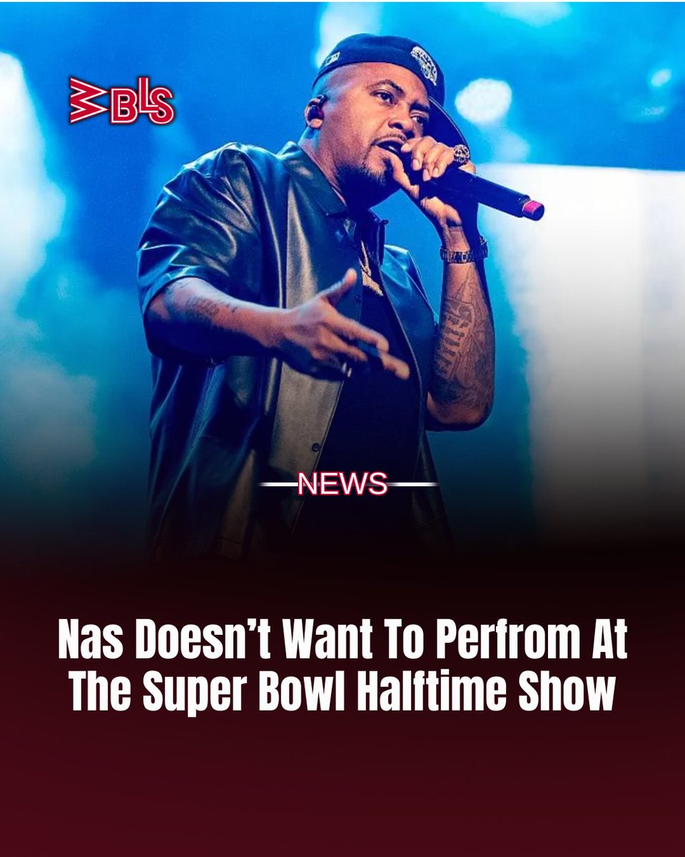 Nas revealed that he has no interest in performing during the Super Bowl Halftime Show.

Learn more here: wbls.com/news/nas-doesn…