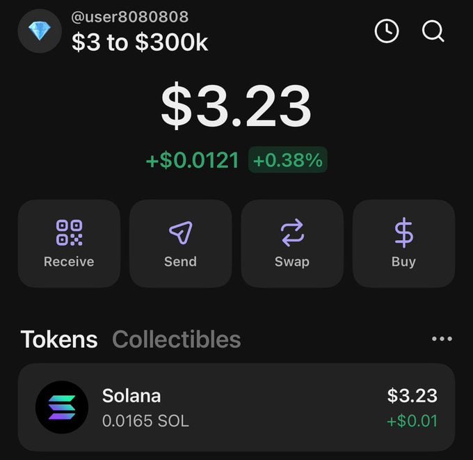 crypto_voltra's tweet photo. Next Challenge Accepted!

$3 to $300,000 Challenge starts today!  

All moves shared LIVE in private group

If you don’t have $3 I’ll give it to you

Want to join?    

• Follow, Like & RT 
• Comment "I want to join"
• 1-3 Best Signals perday
• 90% Accurate
• Fee only $15 for 7 days

Only followers will be accepted.