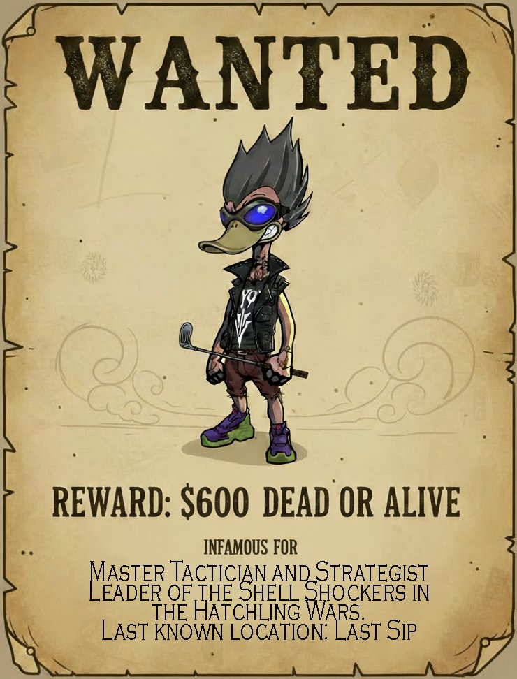 Dead Ducks Collective (@deadducks_nft) on Twitter photo 🎯 Bounty Alert: “The Strategist” — $600
A duck with a DYOR tee and a golf club walks into The Last Sip… and rewrites faction strategy overnight.
Mastermind. Mad genius. Unpredictable.
His next move? Unknown.
🪶 Mint him. Find him. Capture him. The fate of the battle may 🎯 Bounty Alert: “The Strategist” — $600
A duck with a DYOR tee and a golf club walks into The Last Sip… and rewrites faction strategy overnight.
Mastermind. Mad genius. Unpredictable.
His next move? Unknown.
🪶 Mint him. Find him. Capture him. The fate of the battle may