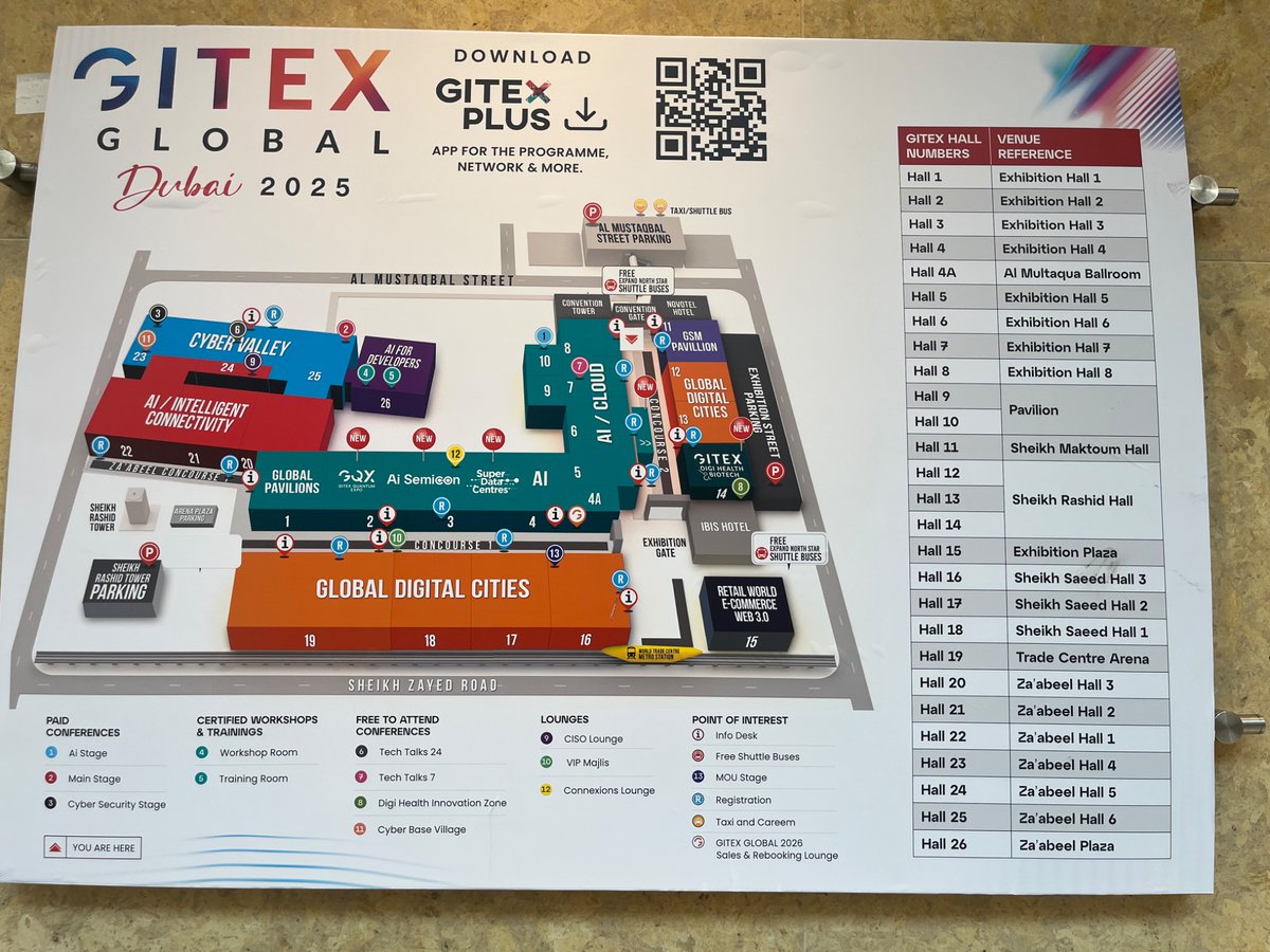 GITEX 2025参加終了！
韓国のスタートアップブースが大規模すぎて、会場内で一際輝いていました。ブランドを作る力が凄いなK-Startup🇰🇷