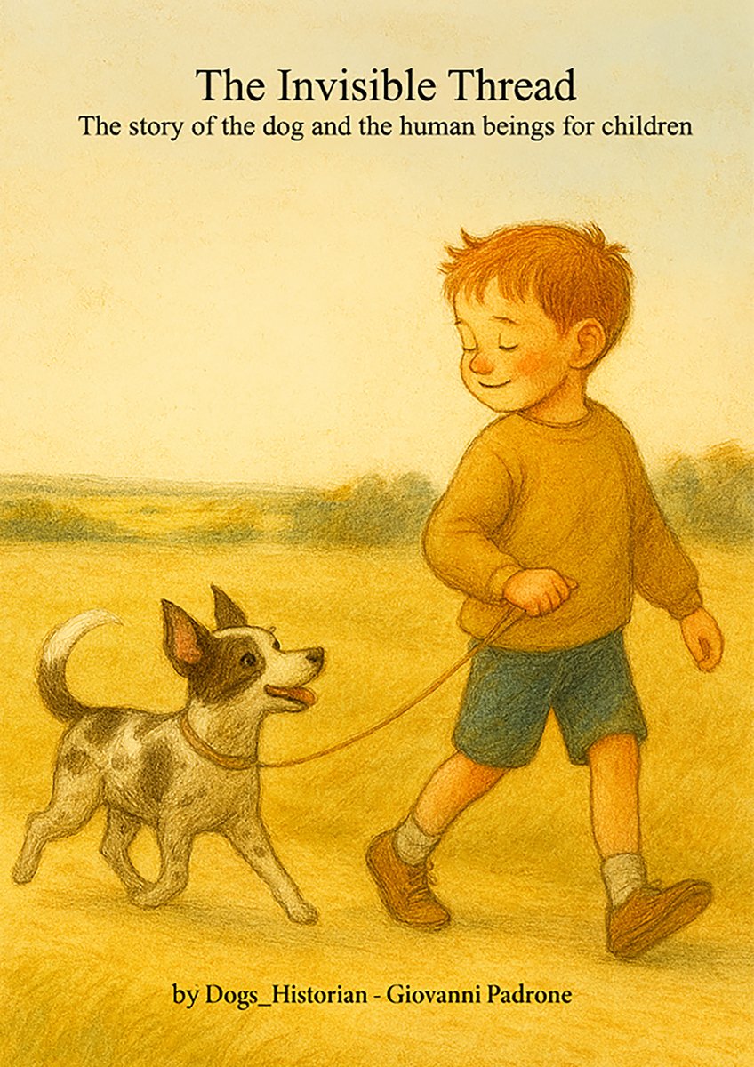 DogsHistorian's tweet image. 🧒 And now, for younger readers: The Invisible Thread – "The Story of the Dog and the Human Beings for Children". Because this bond deserves to be told across generations. #KidsBooks #DogHistoryForChildren #InvisibleThread