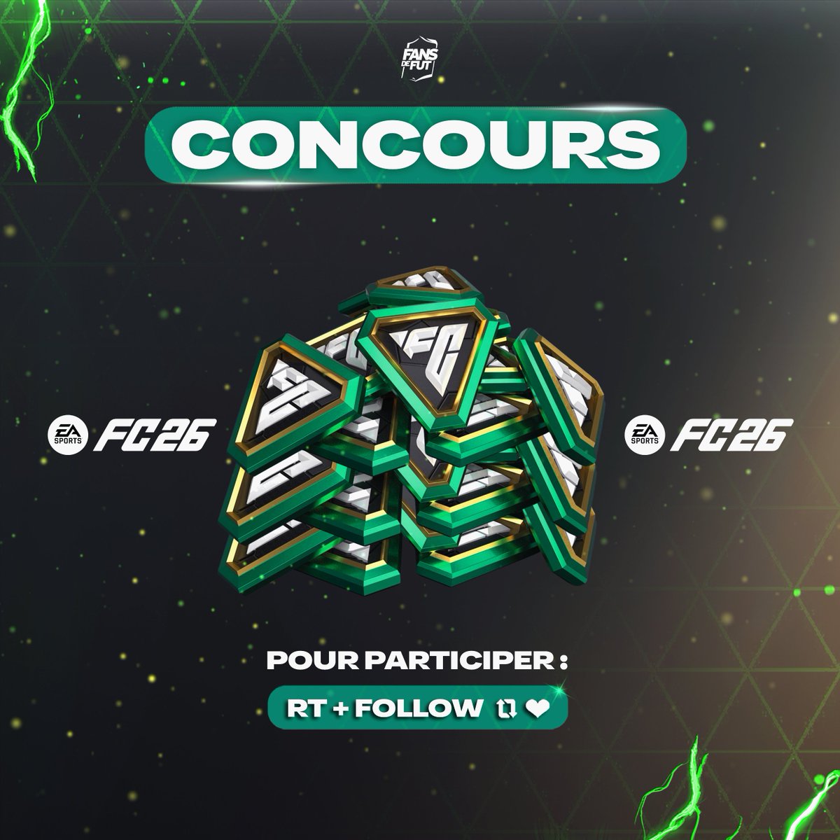 🚨 CONCOURS POUR TENTER DE GAGNER 12.000 POINTS FC FACILEMENT 🔥

- RT 
- Follow <a href="/AhcanFut/">AhcanFut</a> &amp; <a href="/FansdeFUT/">FANSDEFUT</a> ✅

- Tirage le 20 Octobre ⏰