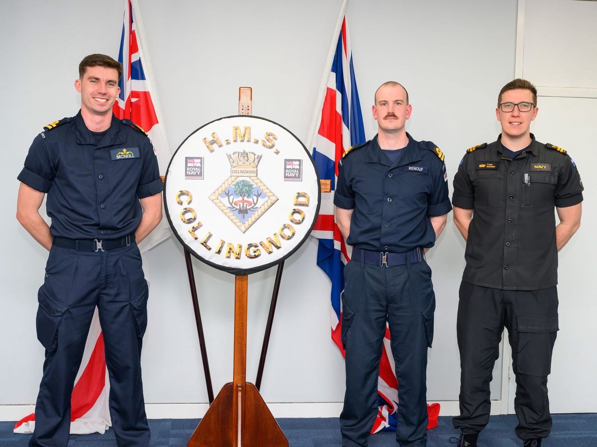 Congratulations to the members of FNO 25/03 on successfully completing their Fleet Navigating Officer's course.

Your hard work, professionalism and determination embodies the spirit of the Royal Navy. ⚓️ #BZ 

#NavalExcellence #HardWorkPaysOff