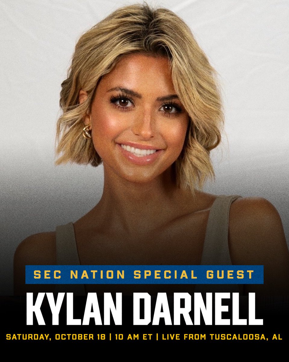 So excited to have Kylan Darnell join us in Tuscaloosa 🐘 🙌