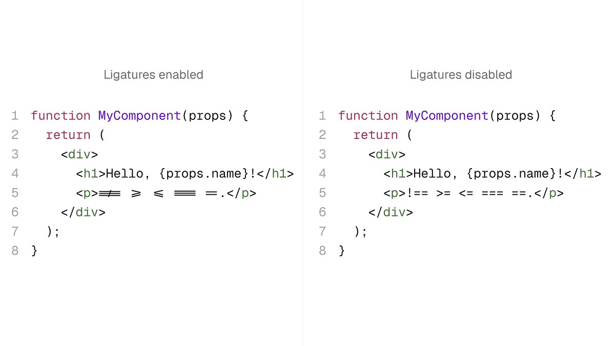 JohnPhamous's tweet image. educational code should have ligatures disabled