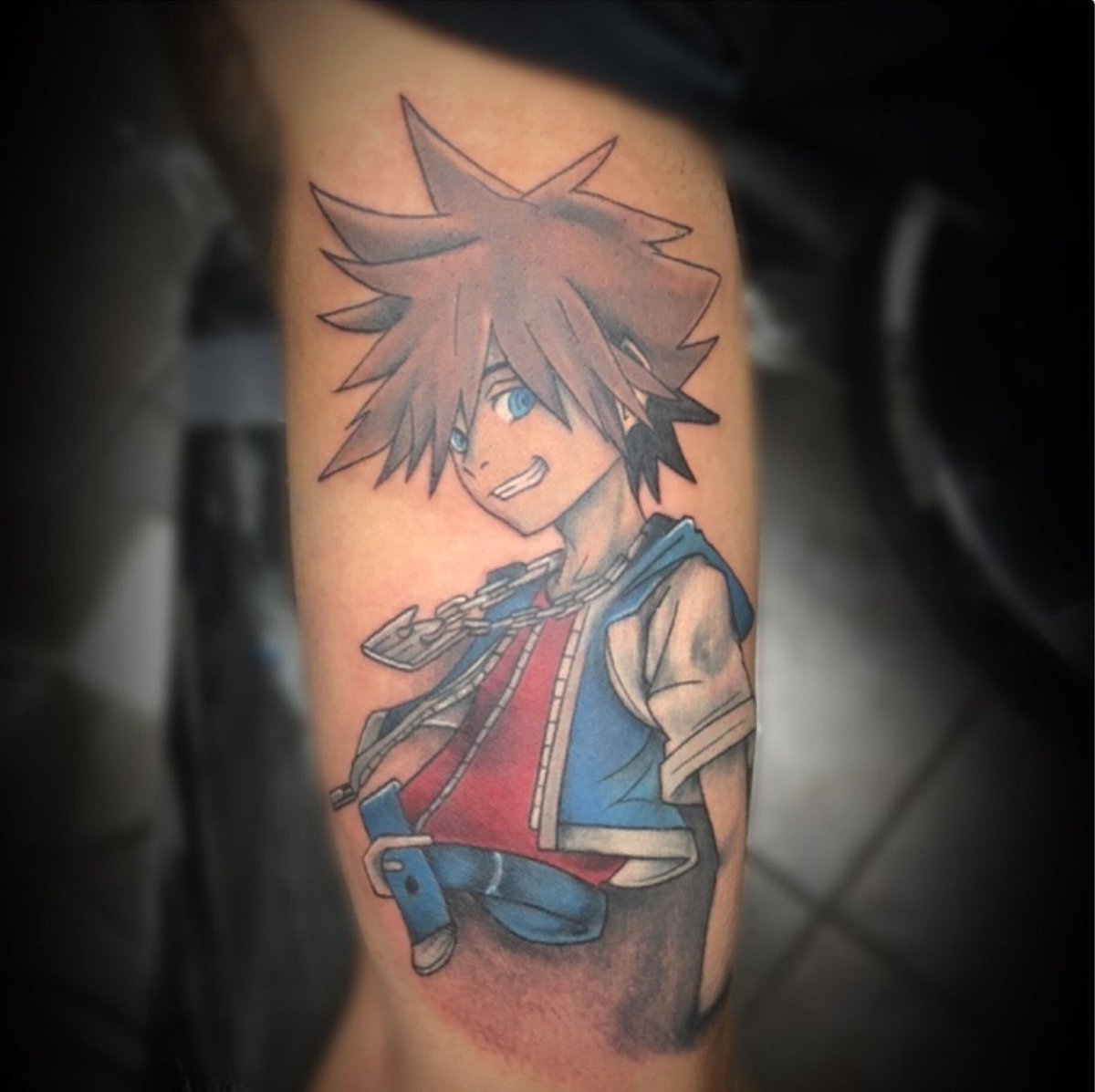 Got Sora tatted on my arm years ago. He’s more than a character to me—he's a symbol of perseverance, love, and kindness, even when the world’s falling apart.

Everyone’s got that one character that stuck with them.
Who’s yours? #KingdomHearts