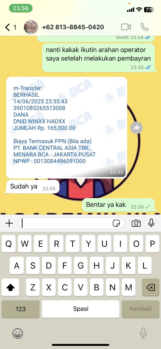 qjevno's tweet image. HALLO❗
BAGI YANG ADA KENDALA BERKABAR YA
✨JASA HAPUS AKUN
✨PULIHKAN BALIKIN AKUN LUPA PASWORD/KE HACK
✨JASA LACAK LOKASI
✨SADAP WA
✨LACAK HP HILANG BY NO HP/IMEI
✨JASA HACK/PEMULIHAN AKUN (EMAIL,IG,WA,TWITER/X, FB,TIKTOK)
📞wa.me/6288271670452