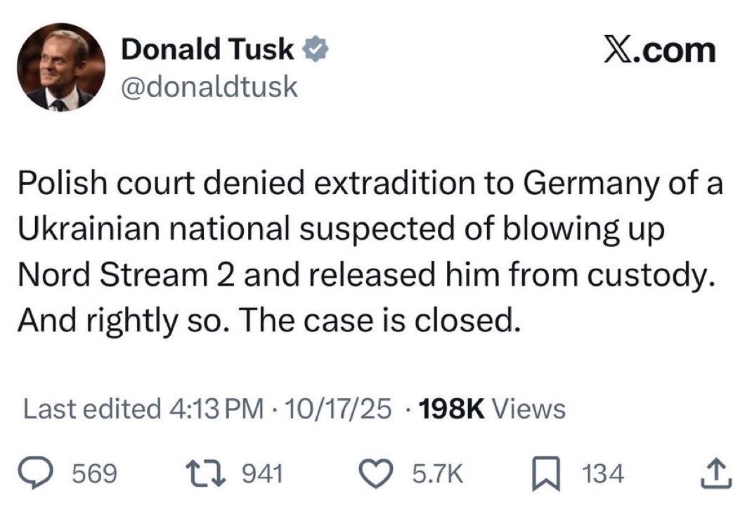 Why is bombing NordStream a case that should not be investigated?

Why is destroying German infrastructure paid by German taxpayers a thing that can just be destroyed?