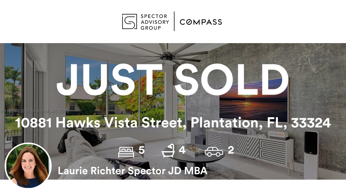 FLLProperties's tweet image. 🛌 5 🛀 4 🚘 2
📍 10881 Hawks Vista Street, Plantation, FL, 33324

My latest sale.
Real Estate Associate 3335583
rma.reviews/physhyab96m8

...
#Compass #CompassFlorida #SpectorAdvisoryGroup #realestate