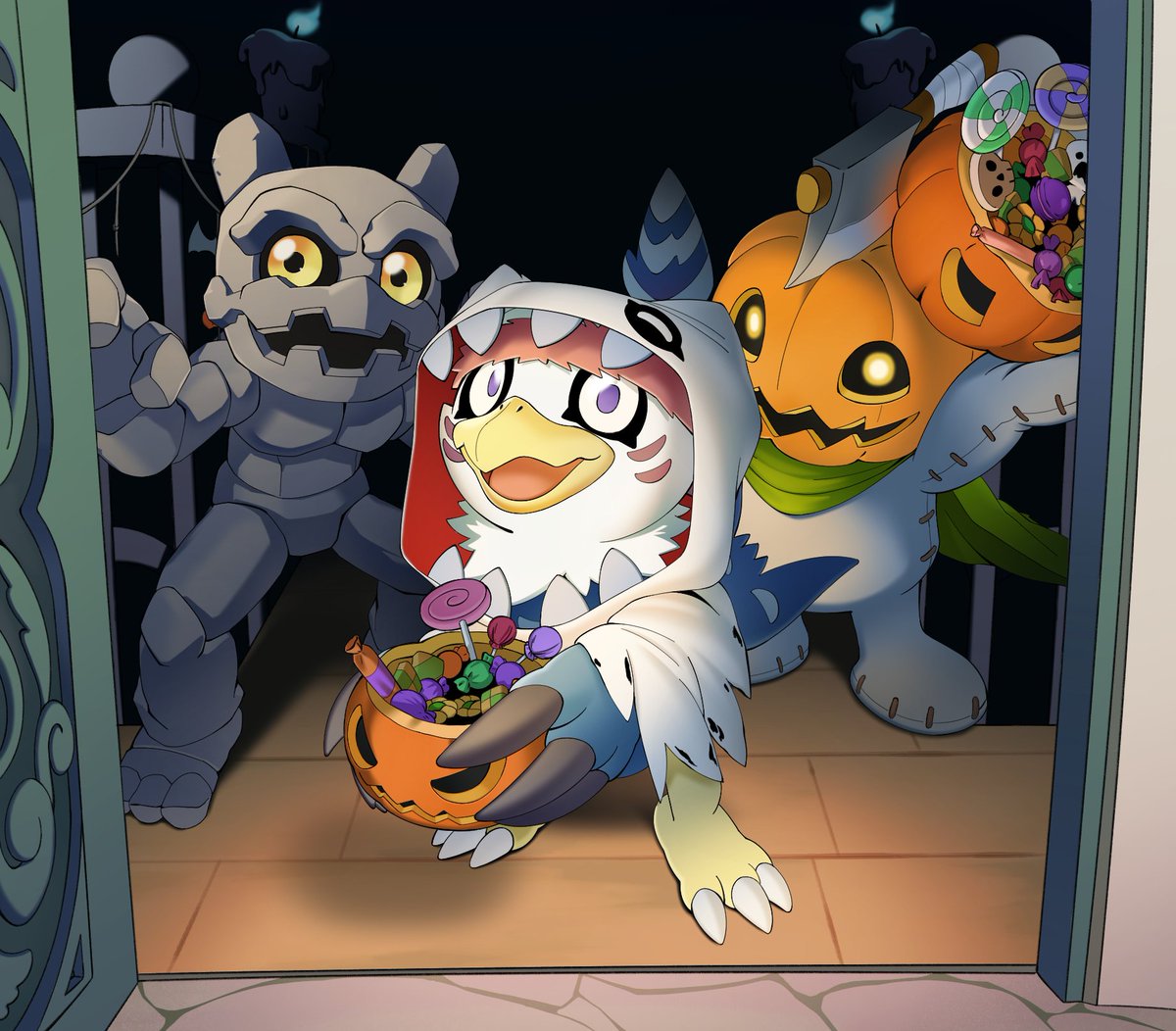 Halloween commission!🎃🎃🍬