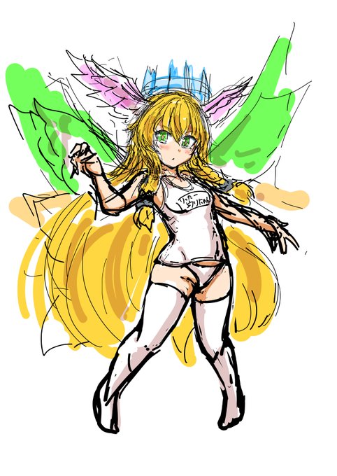 ねむれないらくがき りったーうりにやん #エデンズリッターグレンツェ