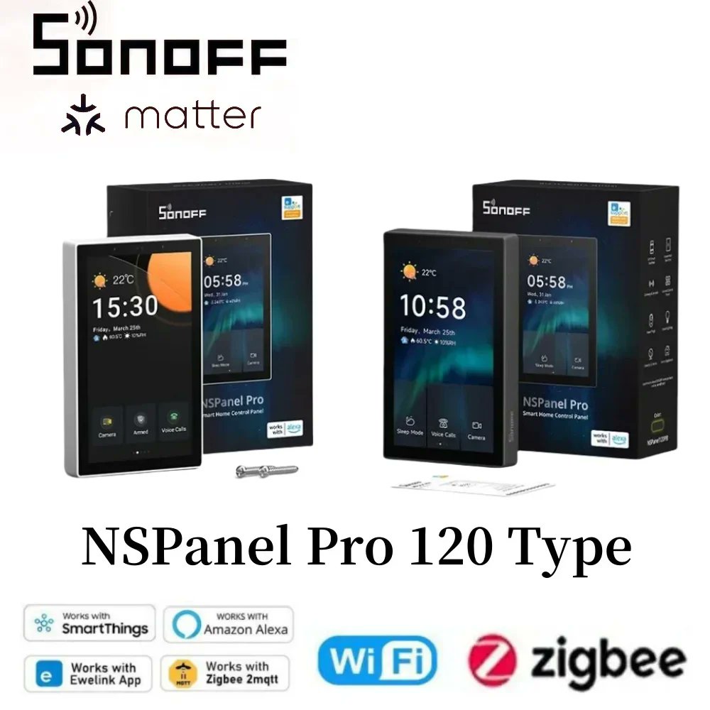 LubopsEvgen's tweet image. Sonoff NSPanel Pro 120 Smart Control Panel
s.click.aliexpress.com/e/_c3uS8AZh
Built-in Zigbee 3.0 hub, security modes with alarms, camera viewer, energy stats, scenes, and quick Webpages; works with Alexa/Google (no Tuya).
#smarthome #zigbee2mqtt