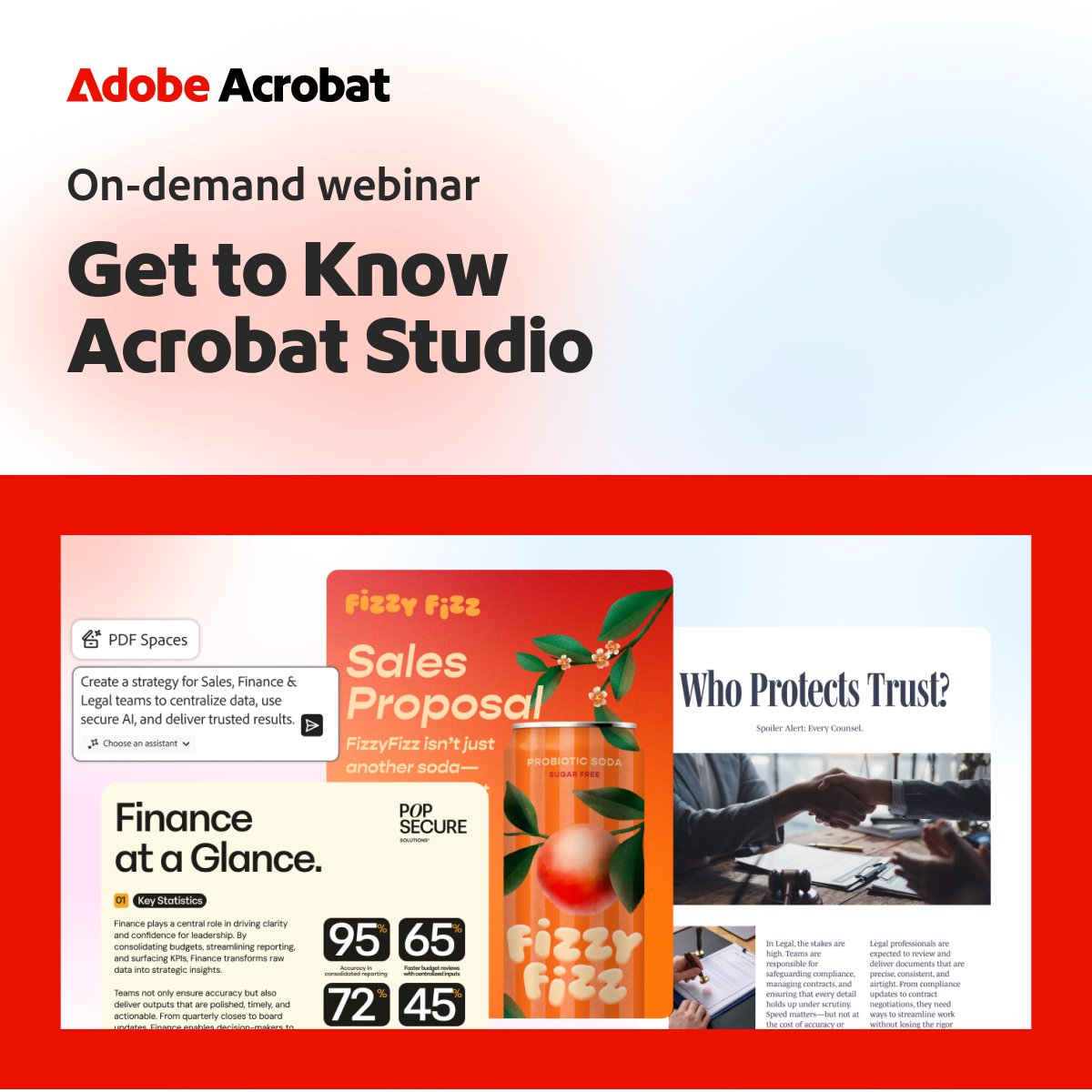 AdobeDocCloud's tweet image. Streamline your document game ⚡ 

In our latest webinar, see how the all-in-one Acrobat Studio can boost your productivity: 
 adobe.ly/3KW8Oai