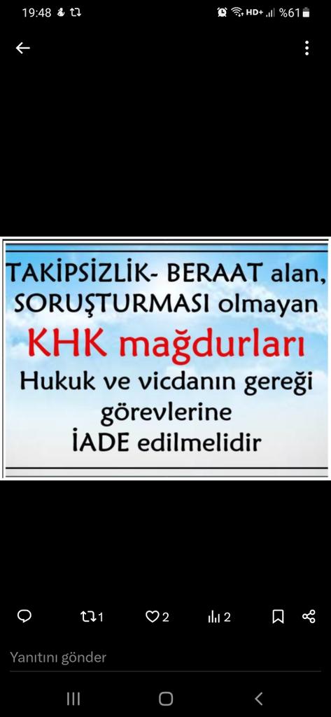 #KHKmağduriyettir