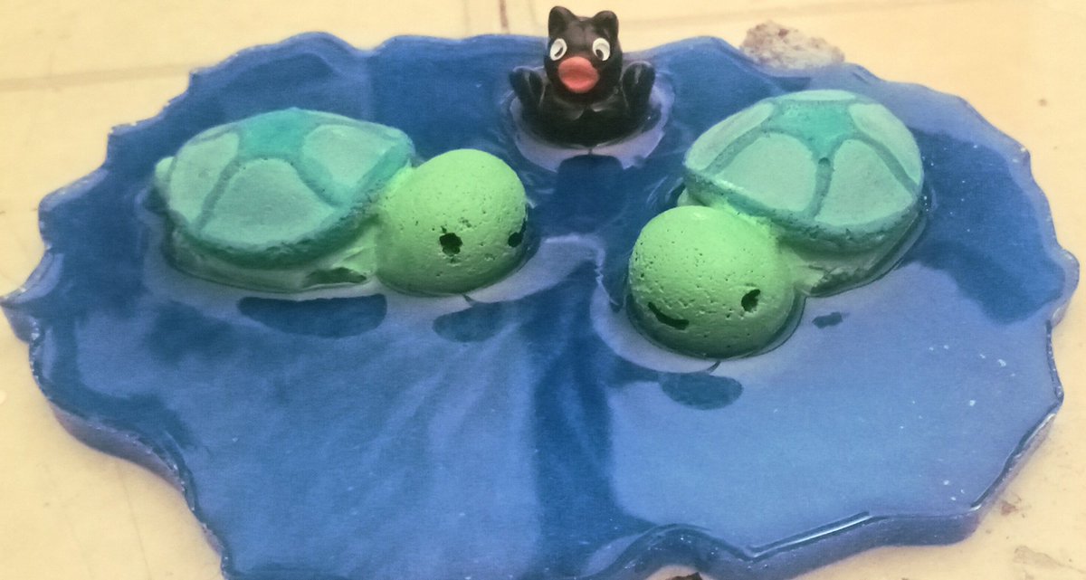 SoftKittensILuv's tweet photo. Turtles made of plaster. Recommended to keep indoors! Poured the plaster and painted these myself.  Will also be making these into magnets! $5.

WE ACCEPT CASH AND CAN GO THRU CASHAPP https://t.co/nyeyv4FeCo