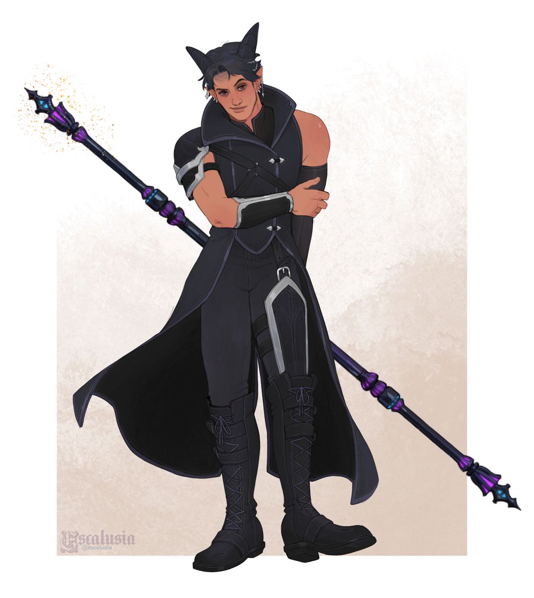 FUCK I LOVE MY OC SO MUCH THANK YOU <a href="/escalusia/">Escalusia</a> FOR DRAWING MY DRACTHYR TAIRN 🥺🤍