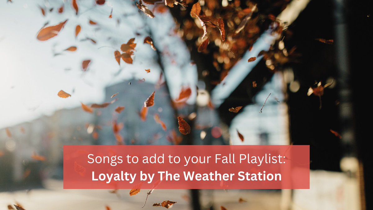ReSoundMLC's tweet image. Another song to add to your Fall playlist is Loyalty by @TheWeatherStn🎵

This beautiful song will entrance you with its peaceful melody and soulful voice 🕊️

#fallplaylist #cdnmusic #cdnartist #autumn