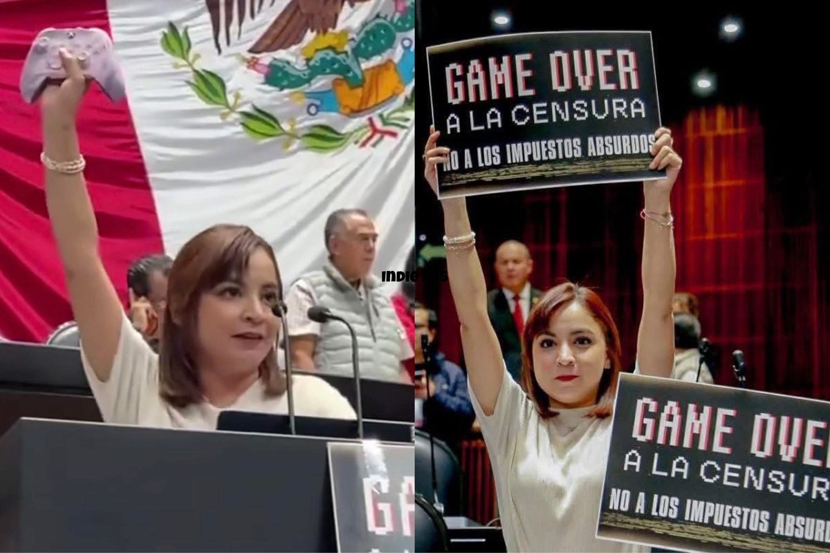TendenciasMX's tweet photo. 🚨 Mi vieja 🔥
Con un control de Xbox en la mano, la diputada Iraís Reyes dió este fuerte mensaje por el nuevo impuesto a los videojuegos con contenido fuerte: 

“No a los impuestos absurdos, sí a combatir la violencia real.”

“Como si jugar fuera un problema de salud pública, como si la violencia de este país viniera de las consolas de videojuegos y como si los gamers fueran delincuentes.”

“Esto solo es una excusa para recaudar. No hay evidencia que demuestre que jugar videojuegos cause violencia real.”

“Nadie se vuelve criminal por sobrevivir al Apocalipsis en The Last Of Us.”

“La ficción no produce delincuentes. La violencia la produce un Estado que ha normalizado la impunidad y que no ha cumplido con su deber de proteger a la gente.”

“Si esto fuera real, países como Japón, Corea, que son los que más videojuegos consumen en el mundo, entonces ellos serían los más violentos.”

#RT #TioTendencias #MorenaDestruyendoAMexico