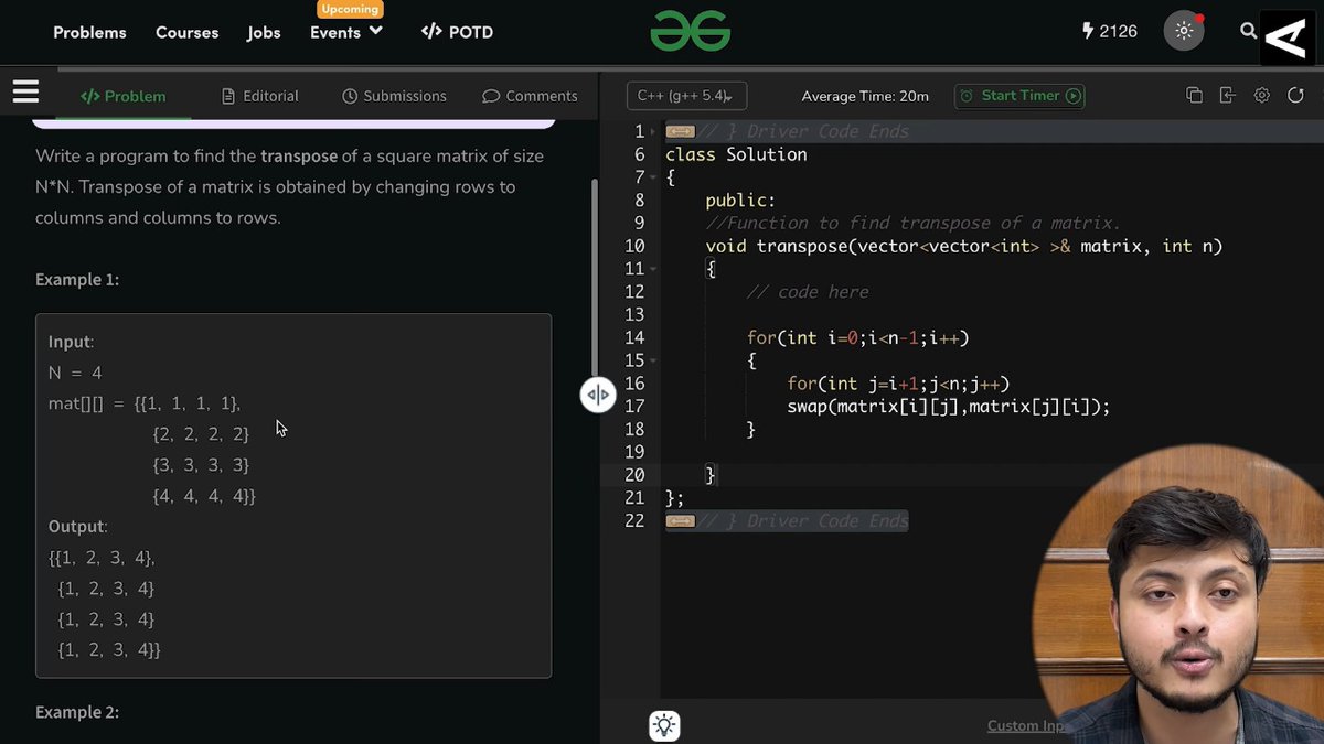 JeetKumarD35856's tweet image. Just crushed 2D arrays &amp;amp; vectors! 🚀 Smashed 3 LeetCode + GFG probs inspired by CoderArmy &amp;amp; the DSA legend Rohit Negi bhaiya. Progress feels epic—keep grinding, fam! 💪 Who&apos;s tackling matrices next? #DSA #CodingJourney #LeetCode #CoderArmy #Consistency