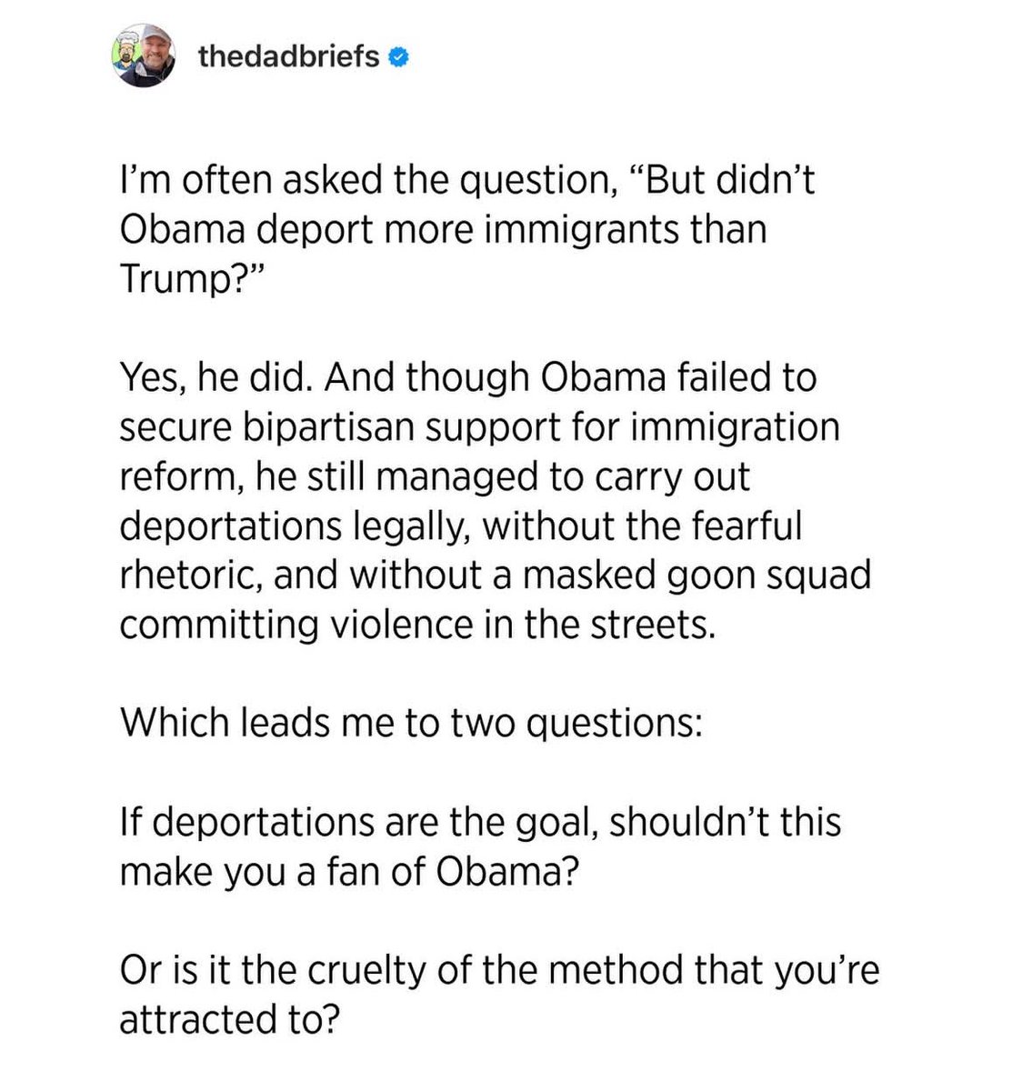 Definitely the cruelty