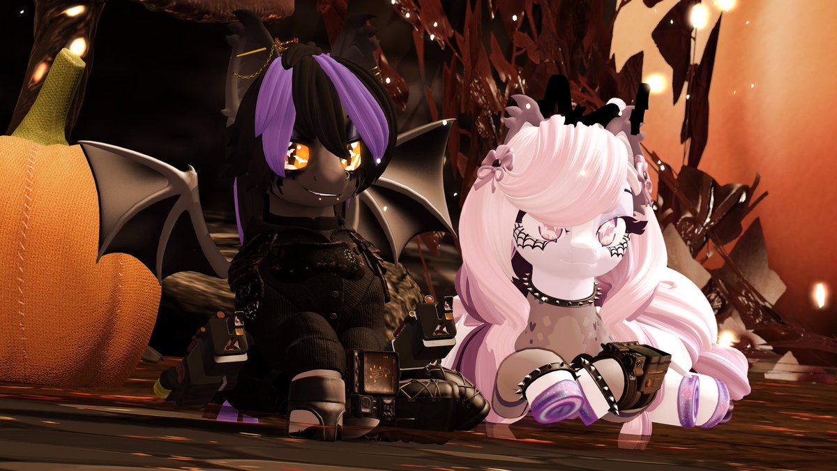 itsjustsync's tweet photo. get spooky (with friends)
w @DeerDreamers
#MLP #Ponysona #SecondLife #Popen #Batpony https://t.co/smlDIQged5
