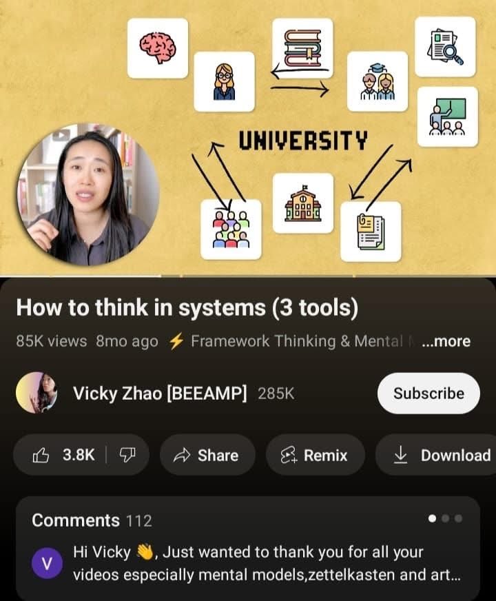 yourtechgirl24's tweet image. She literally shows how to rewire your brain to think in systems
