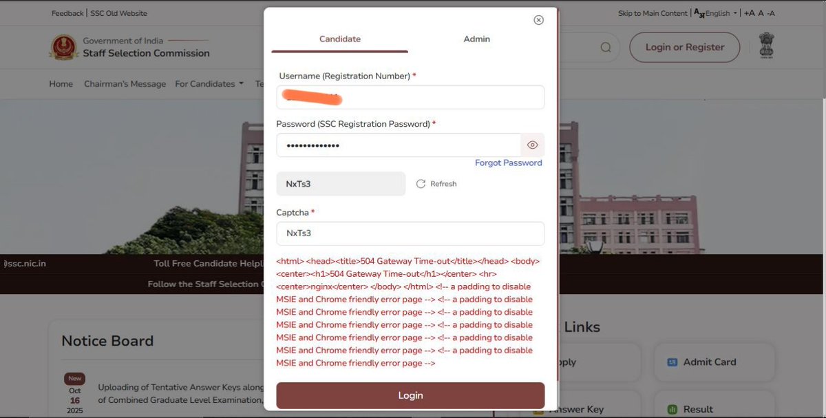 arpitbishnoi5's tweet image. Answer key toh kal hi release kar di but department me ek website handle krne ki capacity nhi hai.. 
Admin ki hu ID maang lete par kahin pta chale admin bhi login nhi kar paa rha.. 
@SSC_GoI
 
#SSCCGLAnswerKey
#ssccgl2025
@DoPTGoI