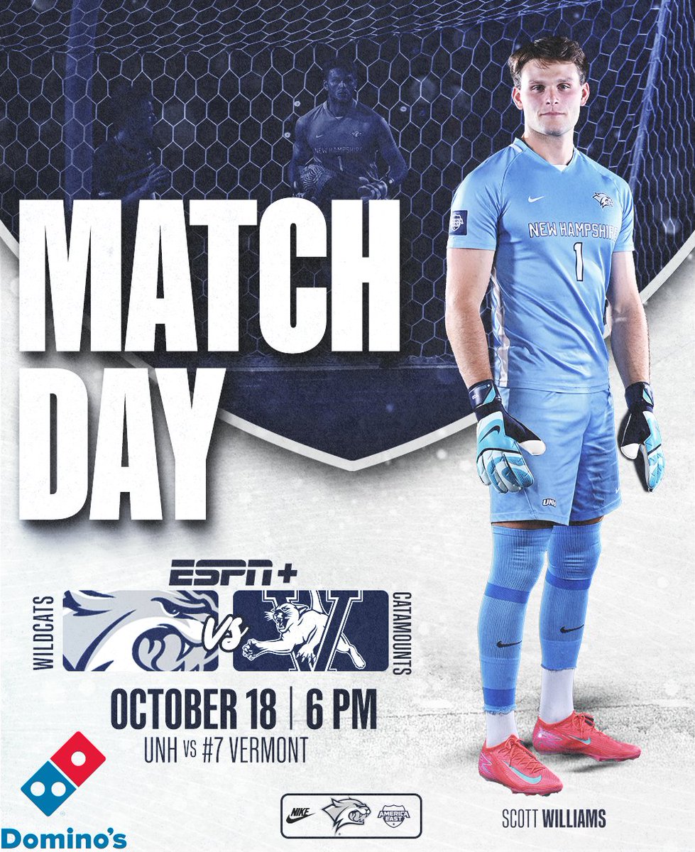 The rivalry continues tonight at Wildcat Stadium. See you there!

Match Day Central ➡️ unh.short.gy/pFqt7L

#EarnedNotOwed <a href="/dominos/">Domino's Pizza</a>