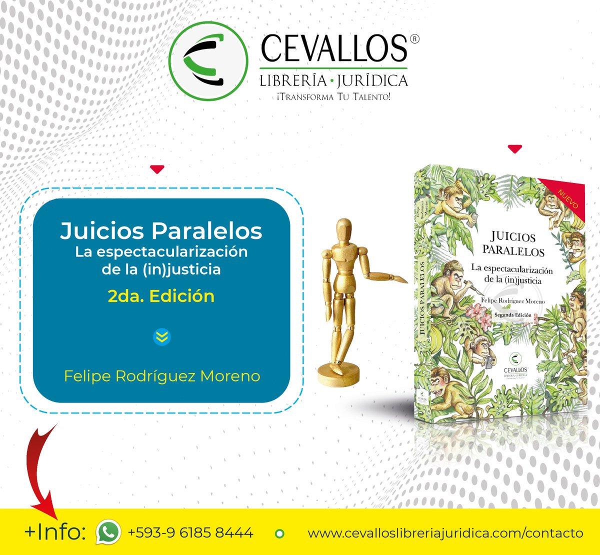 La obra que estabas esperando para entender el detrás de cámaras de los casos más mediáticos. 
Es una crítica audaz a la forma en que los medios construyen culpables antes de que un tribunal emita un veredicto.
Juicios Paralelos: La espectacularización de la (in)justicia <a href="/FRM87/">Felipe Rodríguez Moreno</a>