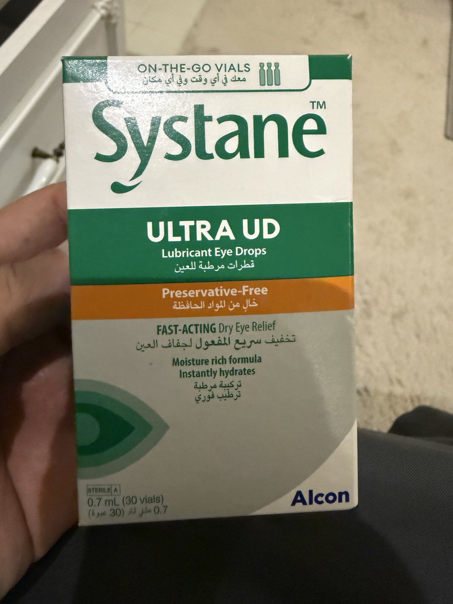olayan_t's tweet photo. @Mhmd_OD دكتور أنا أستخدم إبره  للترشيح  كل شهر .. وأستخدم قطرة systane مرطبة للعين .. هل هي مناسبة ام أستخدم uni fresh https://t.co/m96Uu6vu5x