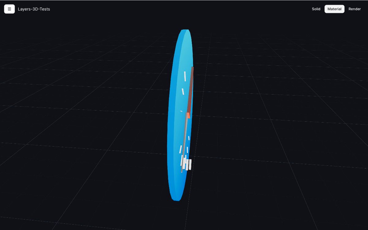 fabrotich's tweet image. Implemented better collision detection using OBB. I initially used axis-aligned (AABB) collision detection, which produced incorrect z-axis values because it didn’t account for node rotation.
#threejs