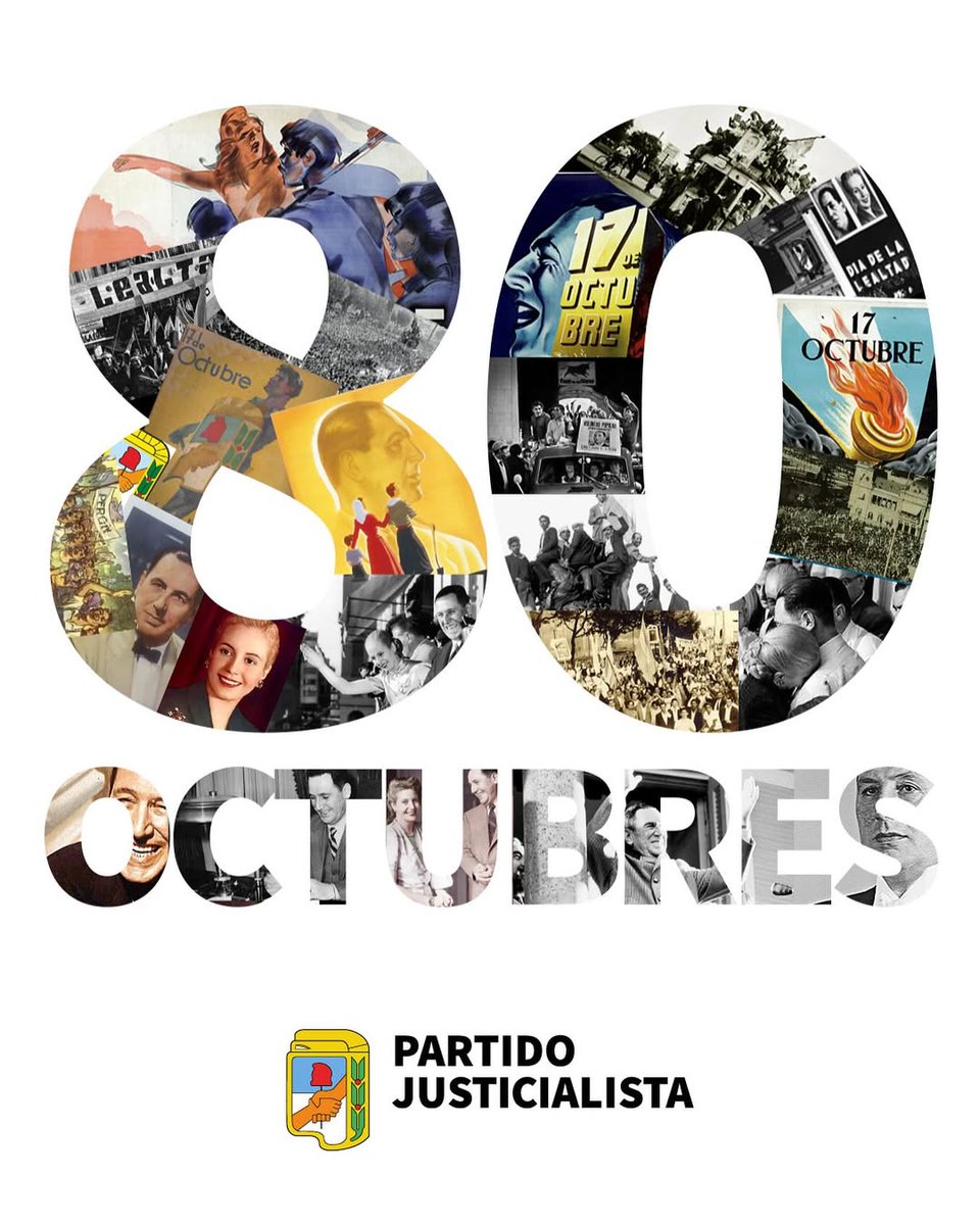 El movimiento político que le cambió la vida al pueblo argentino cumple 80 años.

Feliz día de la Lealtad, compañeros y compañeras ✌️