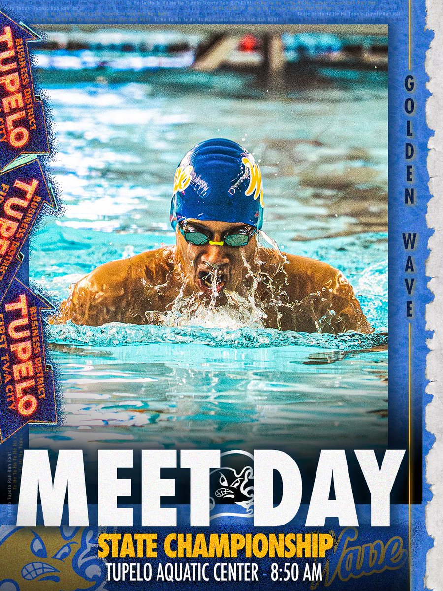 TupSwim's tweet image. Finals begin at 4:15 pm 🔥 🏊‍♀️ 🌊 
#gowave @TupeloHigh @TupeloAthletics